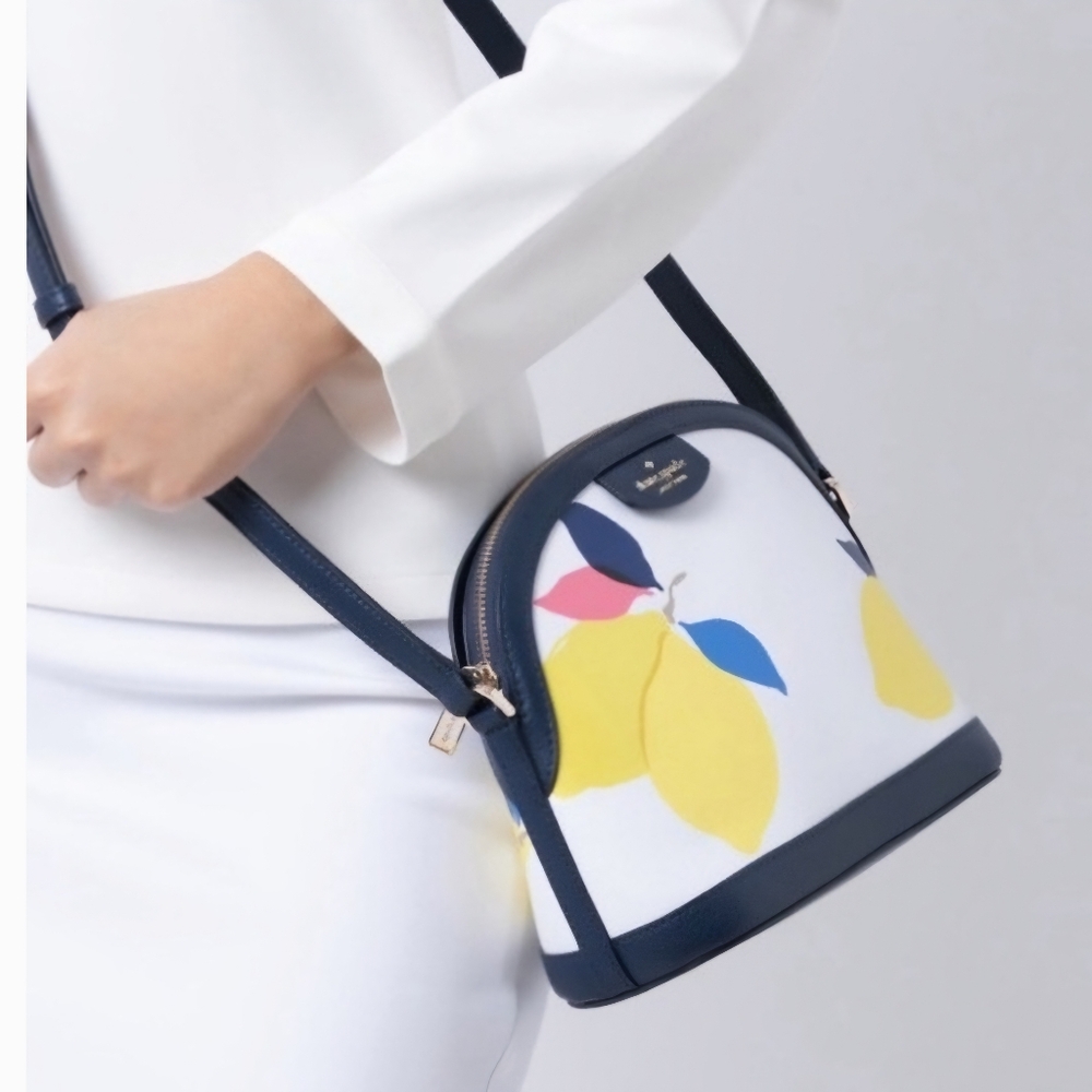 KATE SPADE SYLVIA LEMON ZEST DOME CROSSBODY 🍋🍋🍋